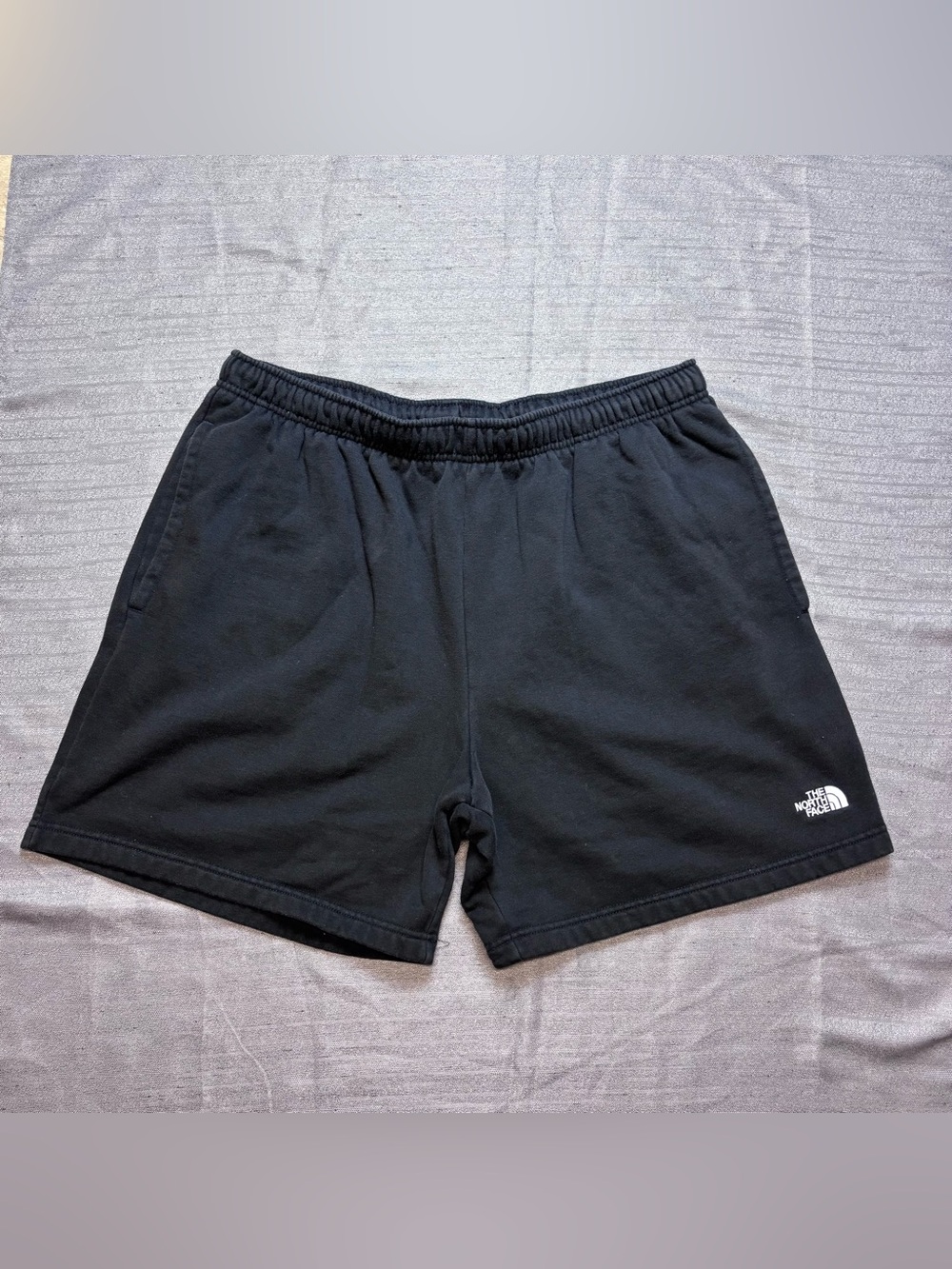 The North Face Men's Black Jersey Athletic Shorts with Logo XL